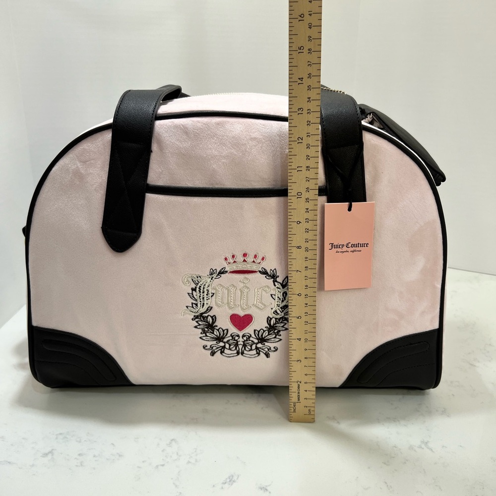 Juicy Couture Soft Pink and Black Travel Bag - Picture 10 of 10